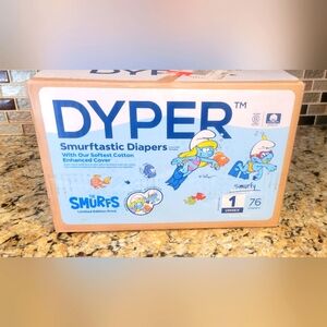 NWT Dyper Brand Baby Diapers Size 1 (76 Count)